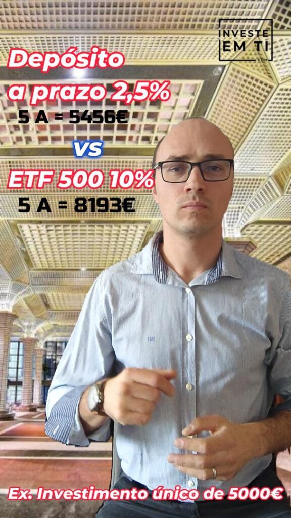 Depósito a prazo vs ETF S&P 500