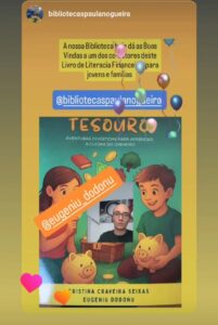 Biblioteca escolar recomenda o livro Os Guardiões do Tesouro
