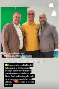 Workshop de literacia financeira no Dia Mundial da Poupança numa escola